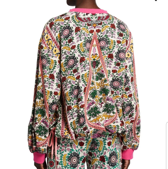 Alice + Olivia Floral Print Sweatshirt NWT - Picture 2 of 3